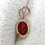 Thumbnail: Candy Cane Red Pressed Flower Ornament