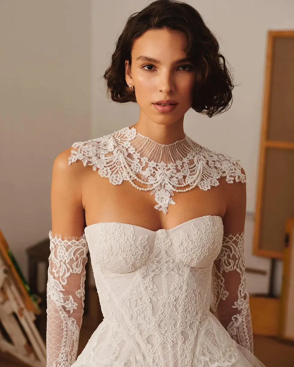 Elegantes Brautkleid Corsage