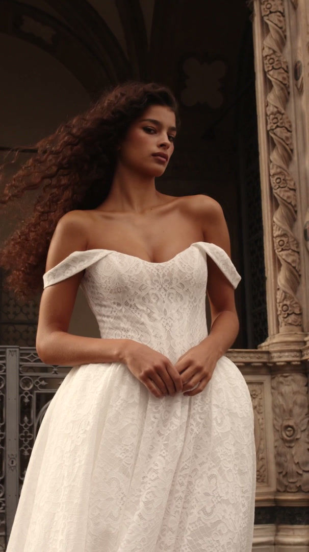 Brautkleid mit Corsage