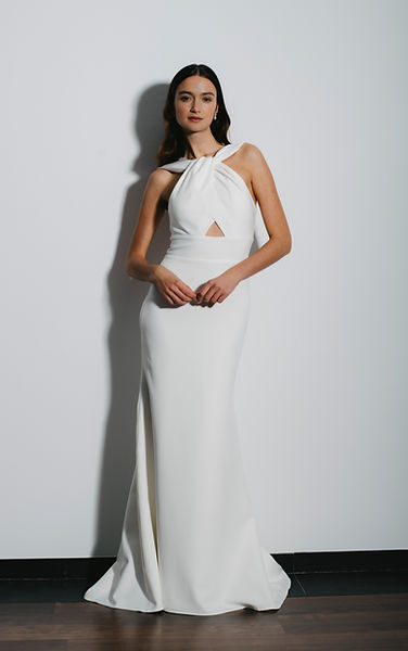Brautkleid mit Knoten von Ready to Dare.
