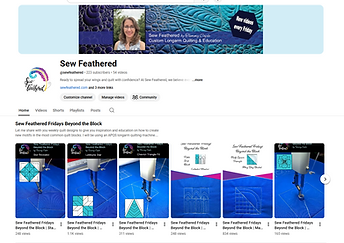 Sew Feathered YouTube