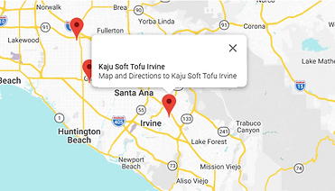 Kaju Soft Tofu Irvine Culver Map