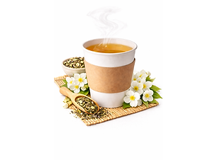 Hot jasmine tea