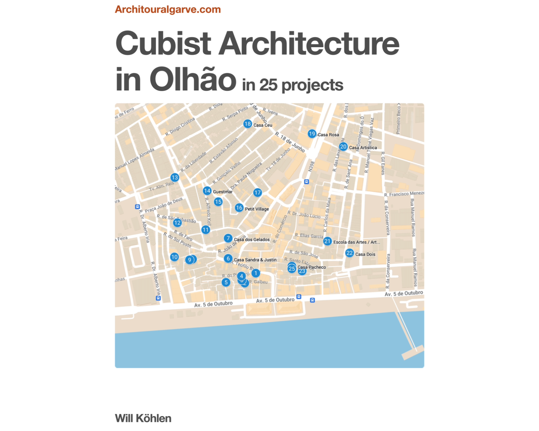 Cubist Architecture in Olhão - in 25 projects