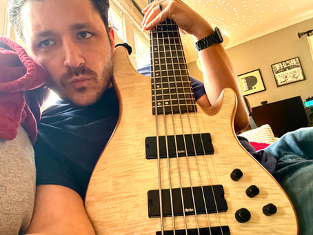 Ryan P. Keane with a Schecter SC-6