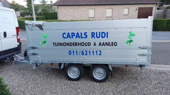 reclame op aanhangwagen