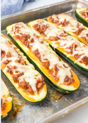 Ground Beef Zucchini Boats | Forever Fed