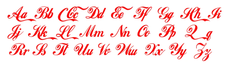La tipografía Spencerian es otro de los elementos que Coca-Cola quiere volver a posicionar.