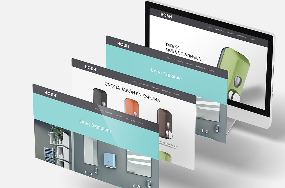 Página web Hosh by Edgar García Design