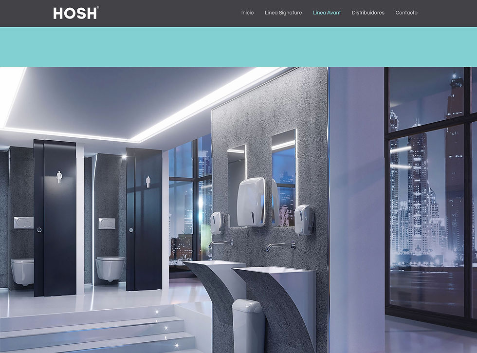 Página web Hosh by Edgar García Design