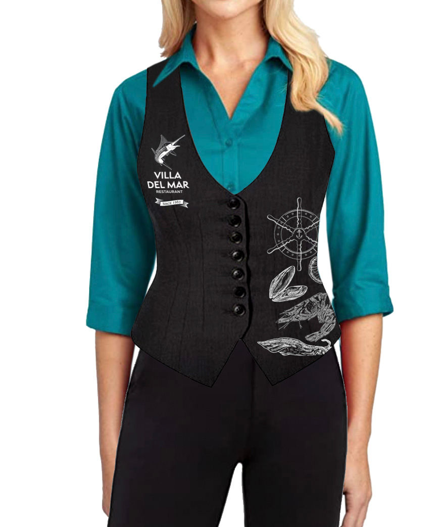 Uniforme para cajeras By Edgar García Design