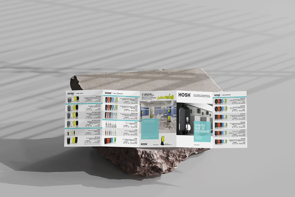 Brochure Hosh frente