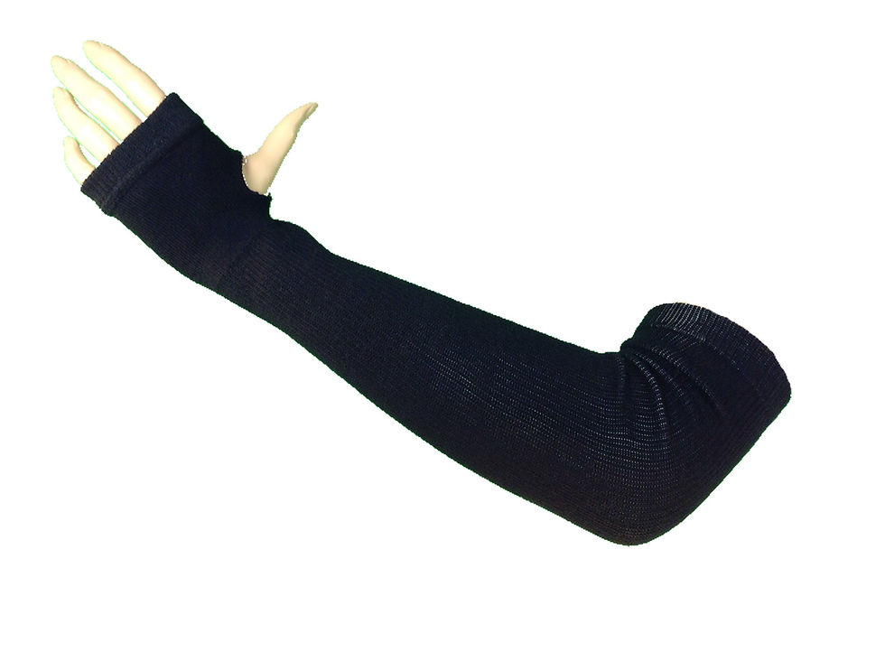 Thumbnail: Solid Fingerless Gloves / Sleeves