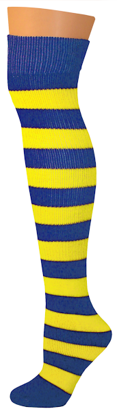 Thumbnail: Juniors Two Color Striped Socks