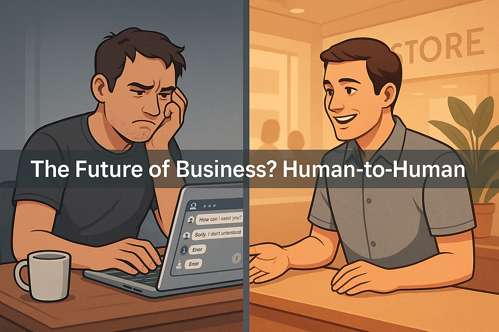 The Robots Aren't Buying. Why Your Business Needs to Be More Human.