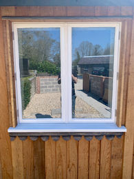Wooden casement windows