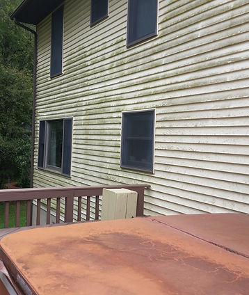 Clean siding