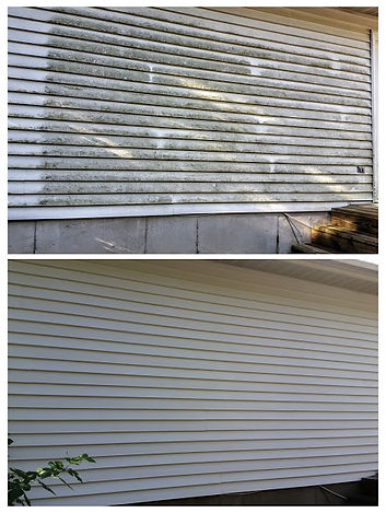 Siding pressure washing