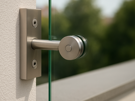 Fixation à l'anglaise pour garde-corps