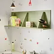 Étagère d'angle enfant pour coins inutilisés