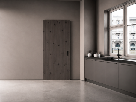 Porte en bois coulissante
