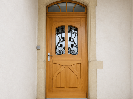Porte d'entrée rénovée