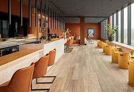 Bar restaurant dans un hôtel à la frontière belge