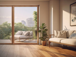 Fenêtres en bois pour maison passive