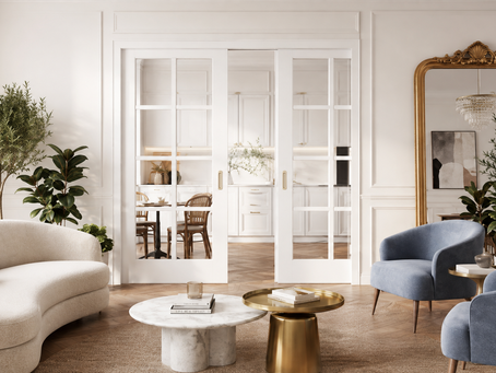 Porte intérieure sur-mesure pour une ouverture atypique
