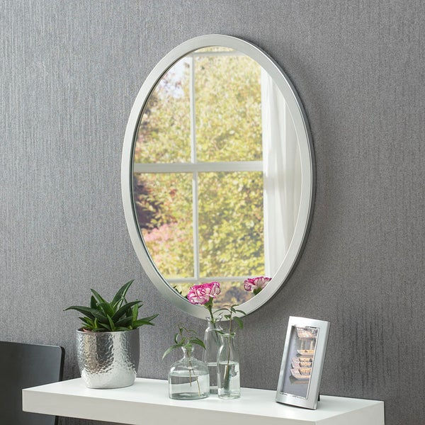 Thumbnail: Modern Oval Black Mirror