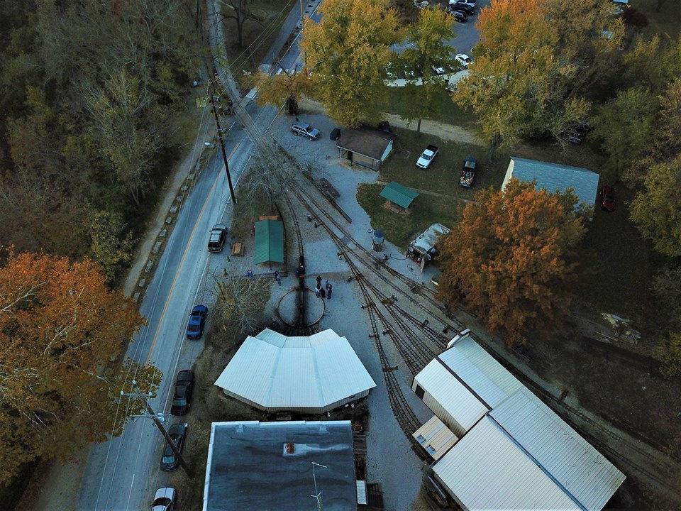 Aerial view of the WF&P property