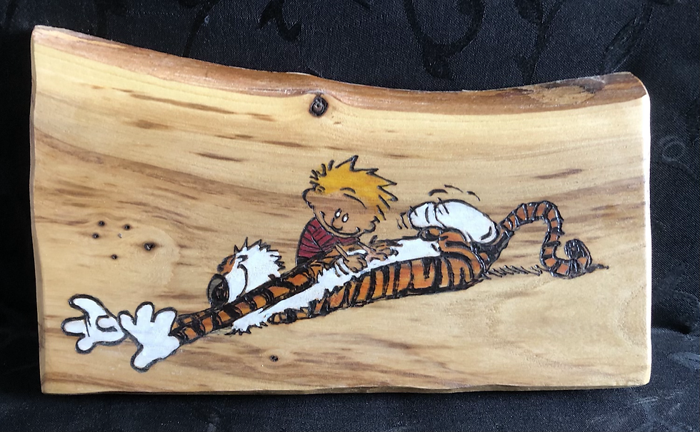 Belly Scratches - Calvin and Hobbes