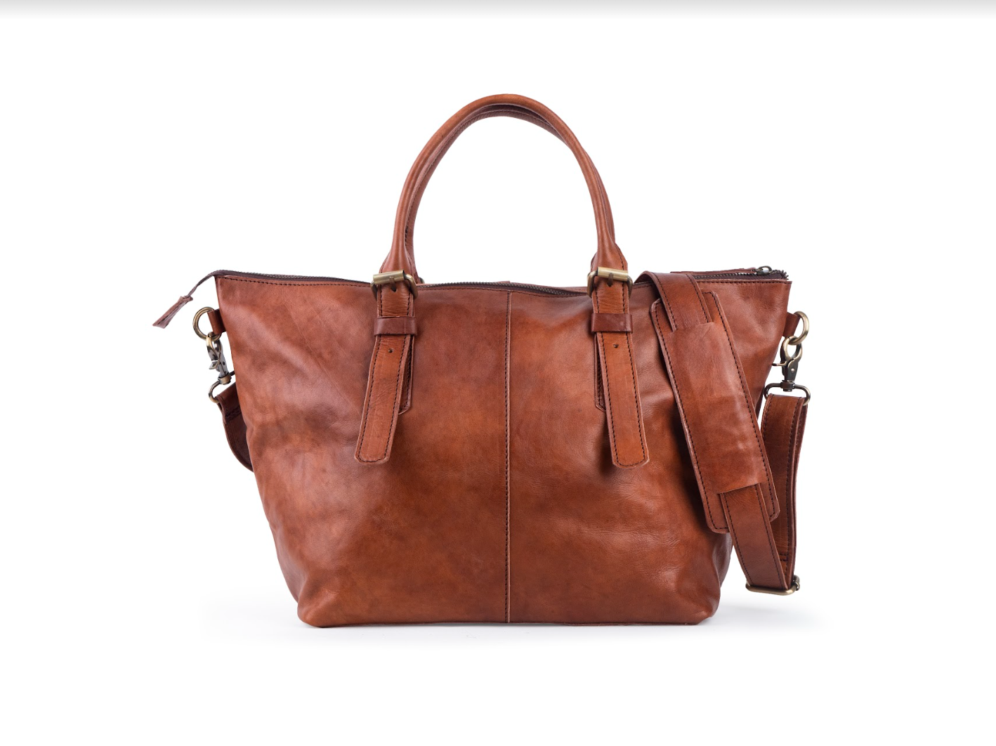 HINAKO - Leder-Einkaufstasche