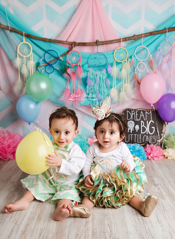 Ethan & Chloe's Cake Smash Session | Gina Gentile Photography, Long Island Cake Smash &