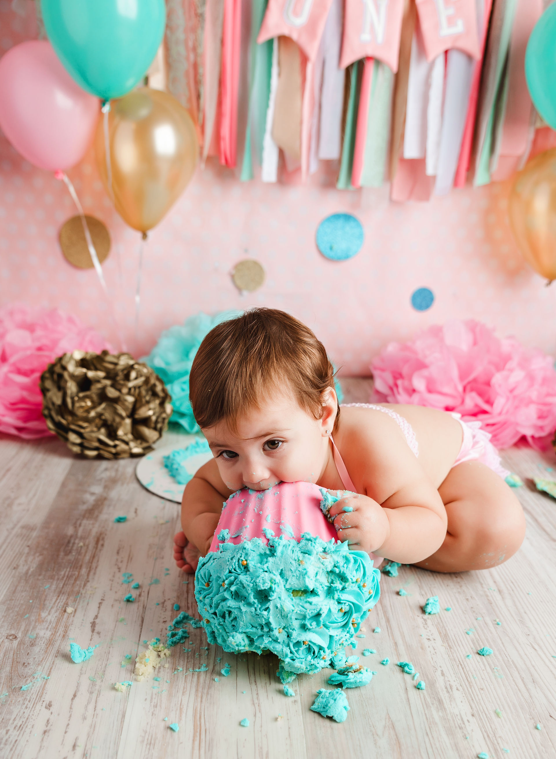 Long Island Cake Smash Photography