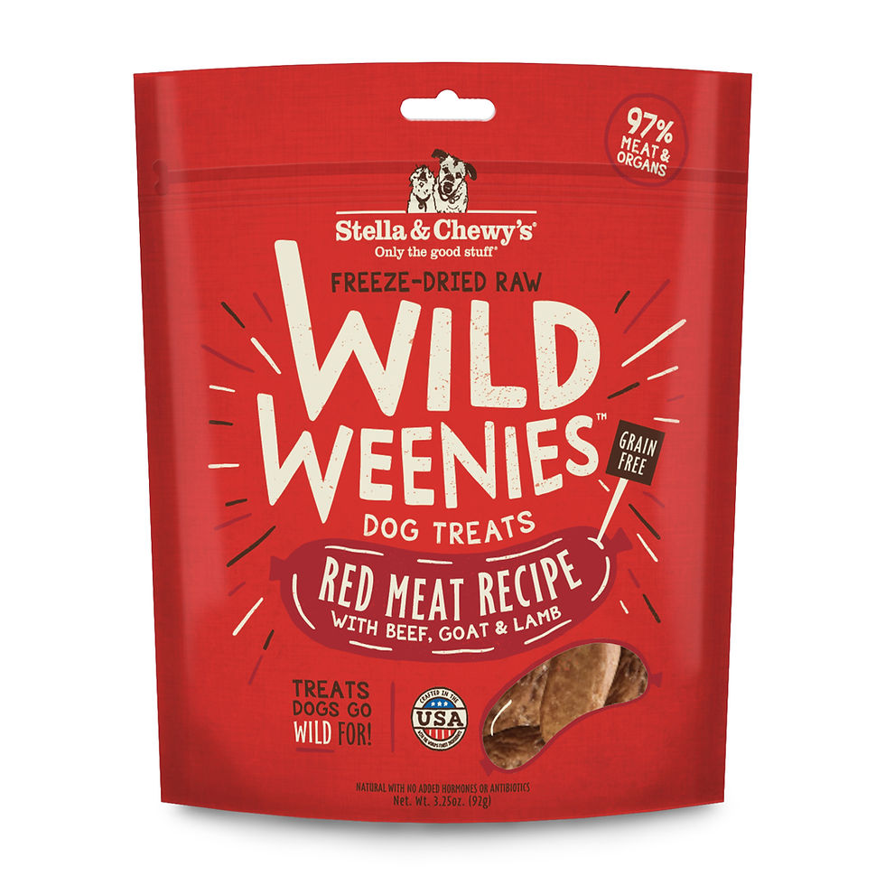 Stella & Chewy's Wild Weenies Red Meat Dog Treats 3.25oz