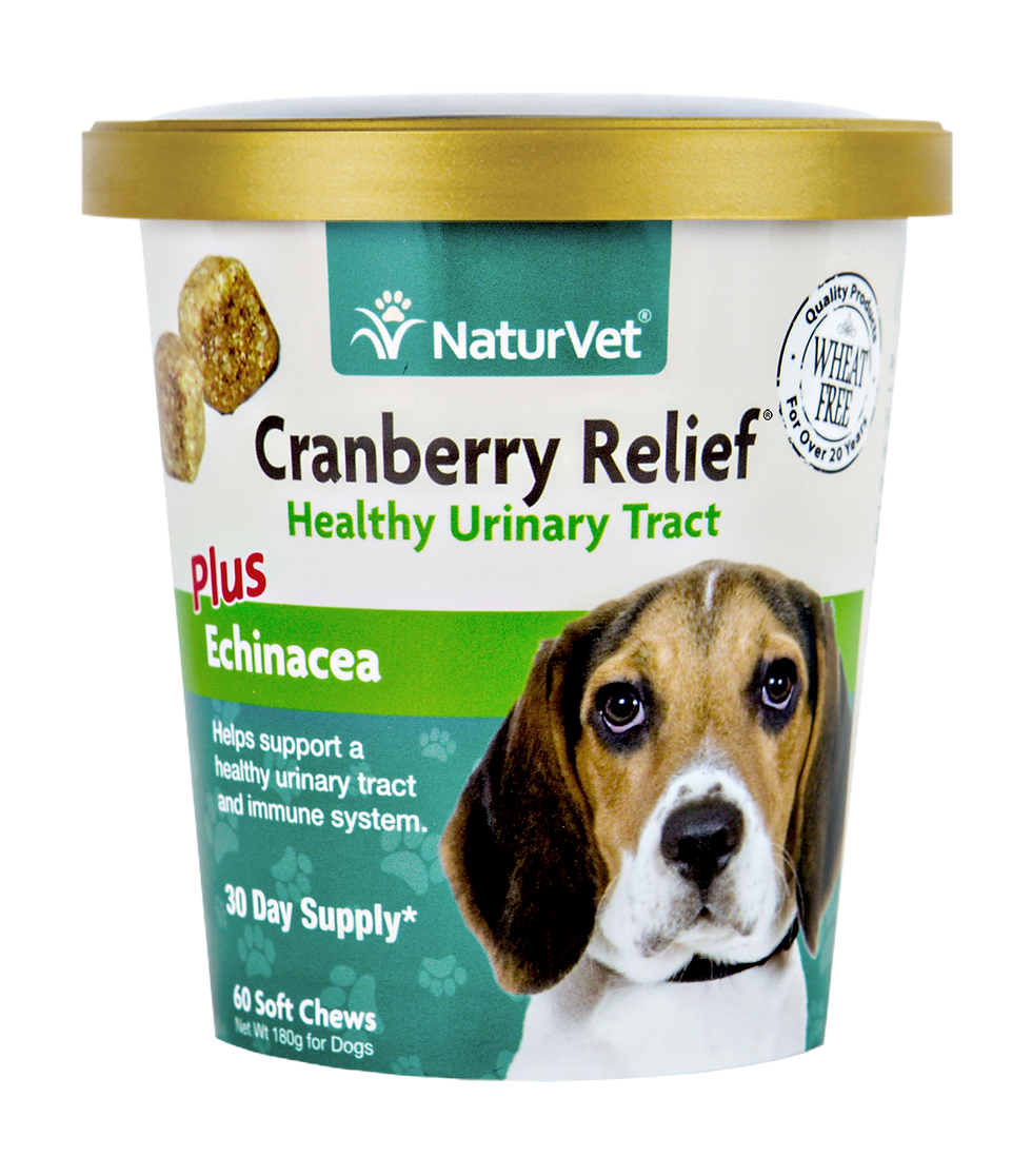 NaturVet Cranberry Relief® Plus Echinacea (60 Soft Chews)