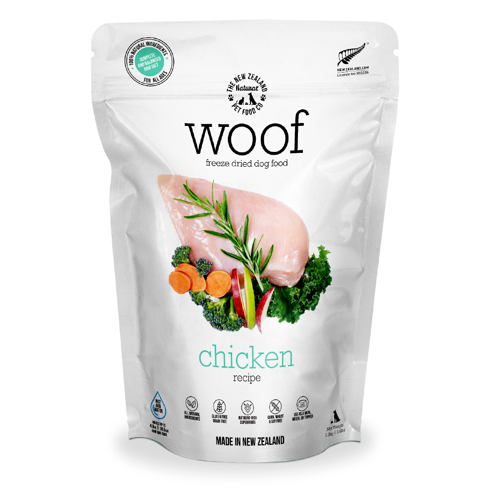 Woof Freeze Dried Raw Dog Food (Chicken)