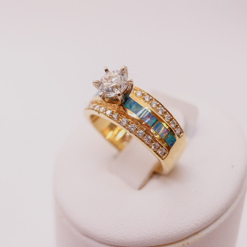 Diamond Engagement Ring at Gold House Santa Fe The Gold House Shop