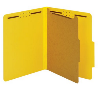Medical tabbed file folders