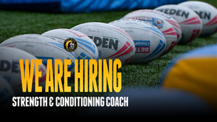 We are hiring for a First Team Strength & Conditioning Coach
