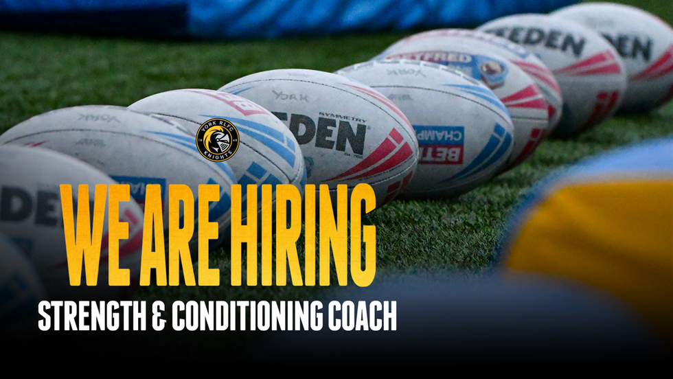 We are hiring for a First Team Strength & Conditioning Coach