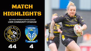 York Valkyrie 44-4 Warrington Wolves - Match Highlights