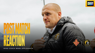 "An unbelievable atmosphere": Mark Applegarth reacts to today's win at the Knights' first ever Magic WKND.