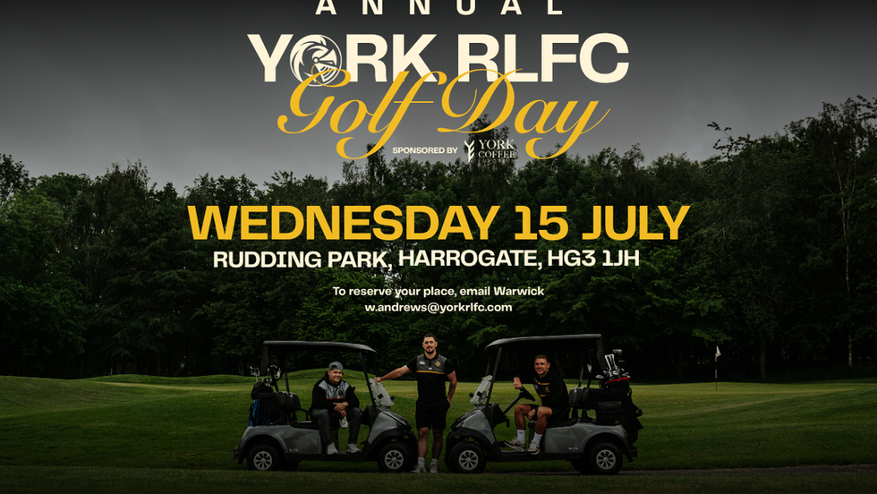 York RLFC's Annual Golf Day is back!