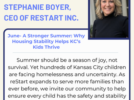 June- A Stronger Summer: Why Housing Stability Helps KC’s Kids Thrive