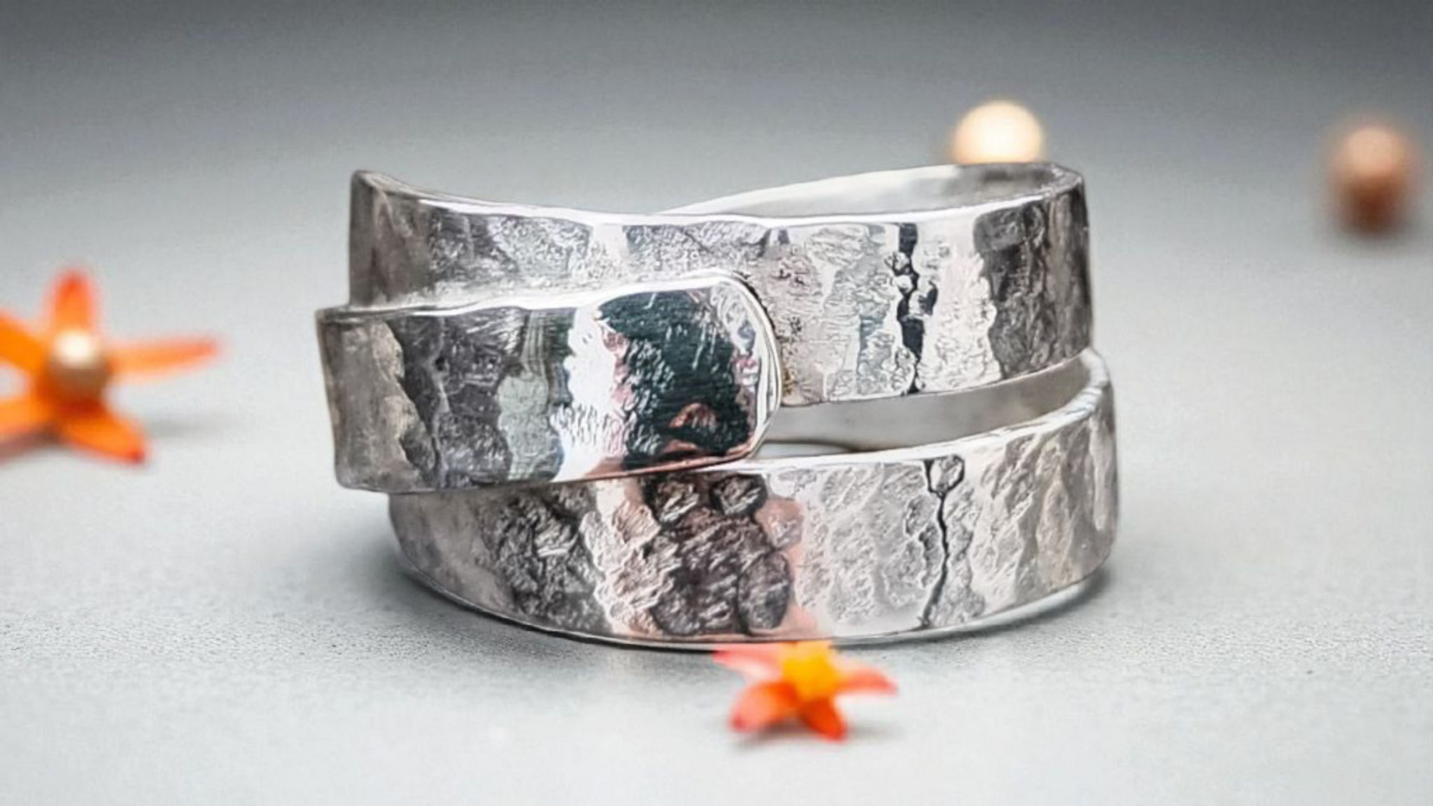 Boho Elegance Silver Ring