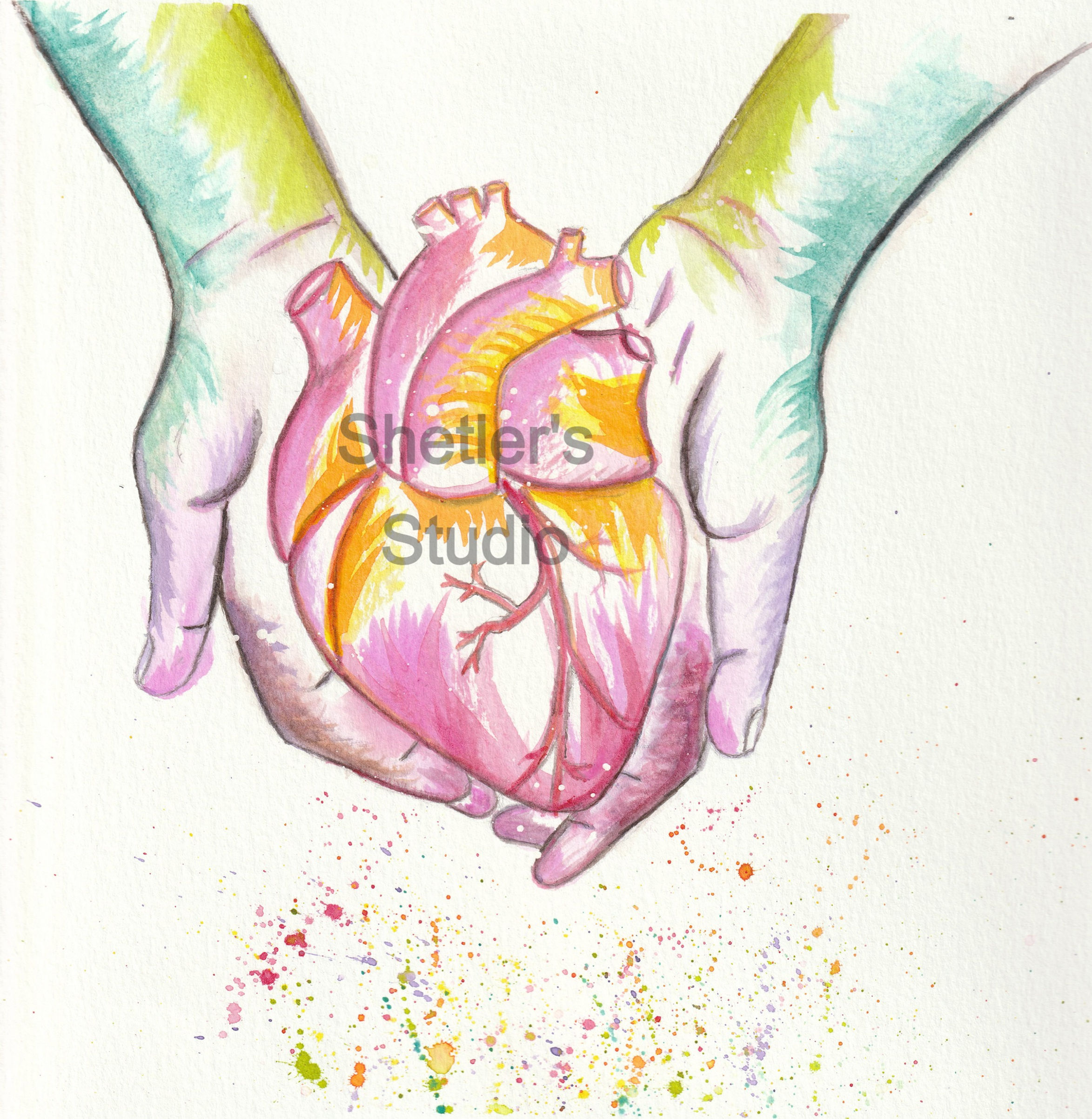 "Heart Warrior" - Giclee reprint