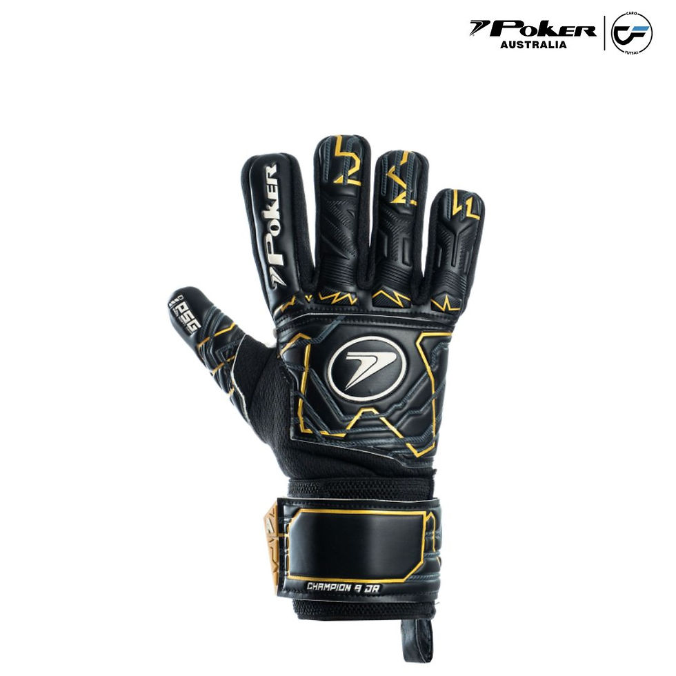 Thumbnail: Junior Pro Soccer Goalkeeper Gloves ‘Champion 9’ | Poker Sports