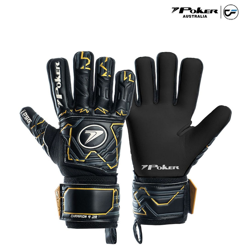Thumbnail: Junior Pro Soccer Goalkeeper Gloves ‘Champion 9’ | Poker Sports